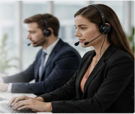International customer support team